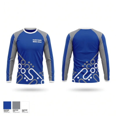 Graves County Middle School Long Sleeve Performance Shirt - 2