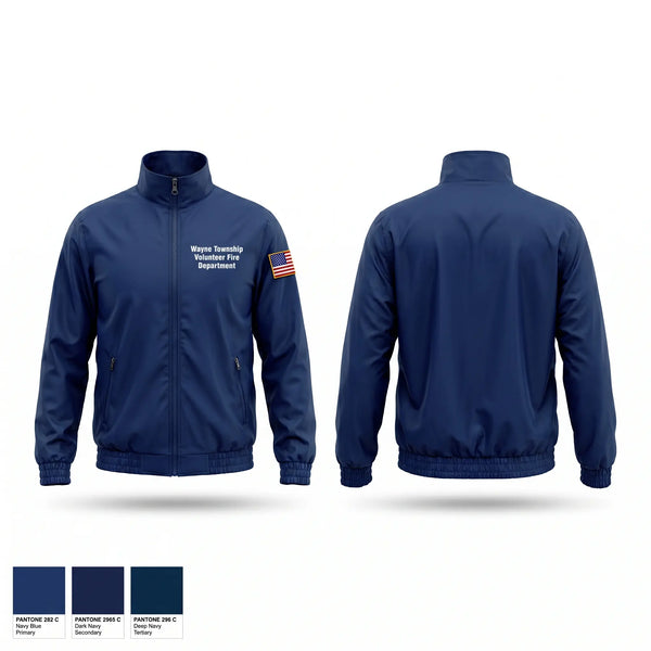 Windbreaker, Wayne Township Volunteer Fire Department, Fire Department, Teamtime, Team time, sublimation, custom sports apparel, team uniforms, spirit wear, spiritwear, sports uniforms, custom shirts, team store, custom team store, fundraiser sports, apparel fundraiser