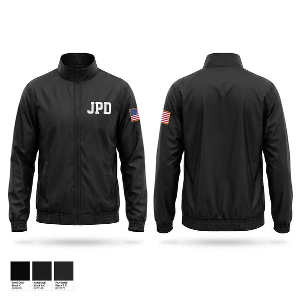 Windbreaker, JPD, Police, Teamtime, Team time, sublimation, custom sports apparel, team uniforms, spirit wear, spiritwear, sports uniforms, custom shirts, team store, custom team store, fundraiser sports, apparel fundraiser