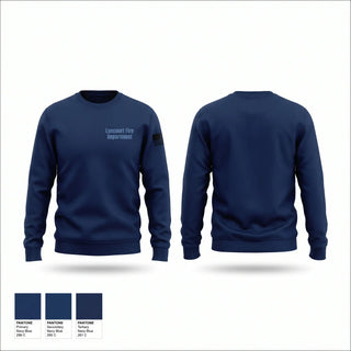 Crew Neck Sweatshirt, Lyncourt Fire Department, Fire Department, Teamtime, Team time, sublimation, custom sports apparel, team uniforms, spirit wear, spiritwear, sports uniforms, custom shirts, team store, custom team store, fundraiser sports, apparel fundraiser