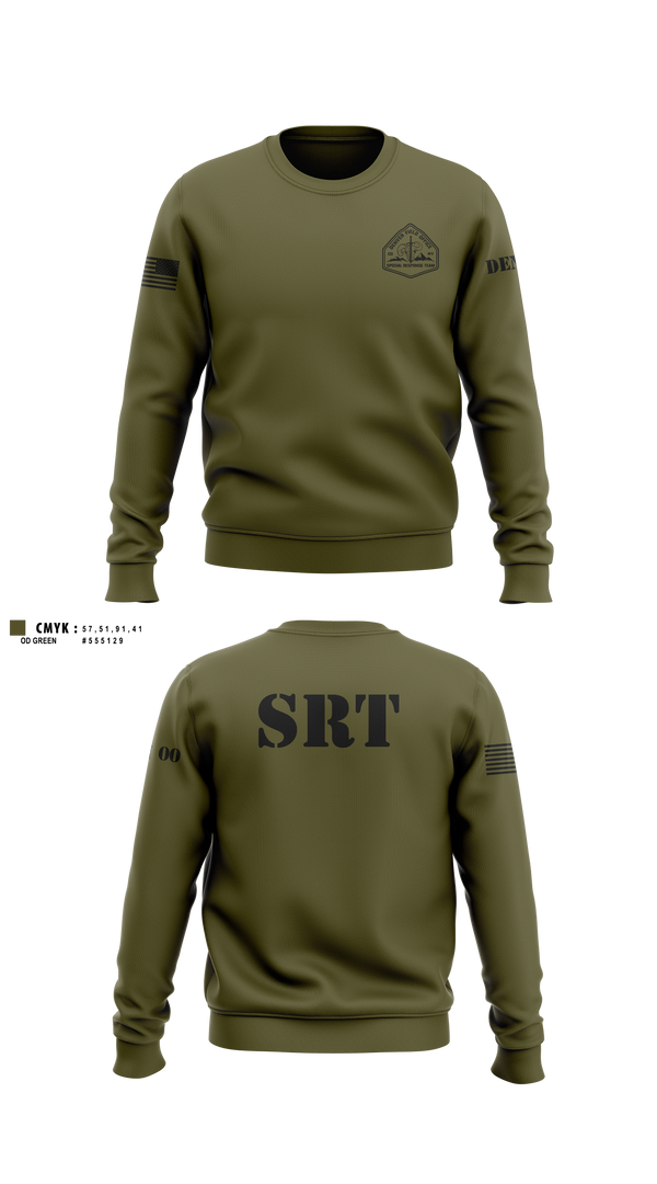 Crew Neck Sweatshirt, Denver Special Response Team, Police, Teamtime, Team time, sublimation, custom sports apparel, team uniforms, spirit wear, spiritwear, sports uniforms, custom shirts, team store, custom team store, fundraiser sports, apparel fundraiser