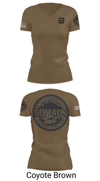 Womens Short Sleeve Vneck Shirt, E CO 169 AVN, National Guard, Teamtime, Team time, sublimation, custom sports apparel, team uniforms, spirit wear, spiritwear, sports uniforms, custom shirts, team store, custom team store, fundraiser sports, apparel fundraiser