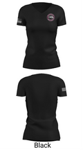Menomonie mustangs  Women's Short Sleeve V-neck Shirt - 24