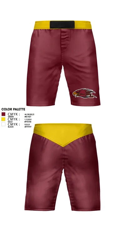 Silver Lake Eagles 34244211 Fight Shorts - 1