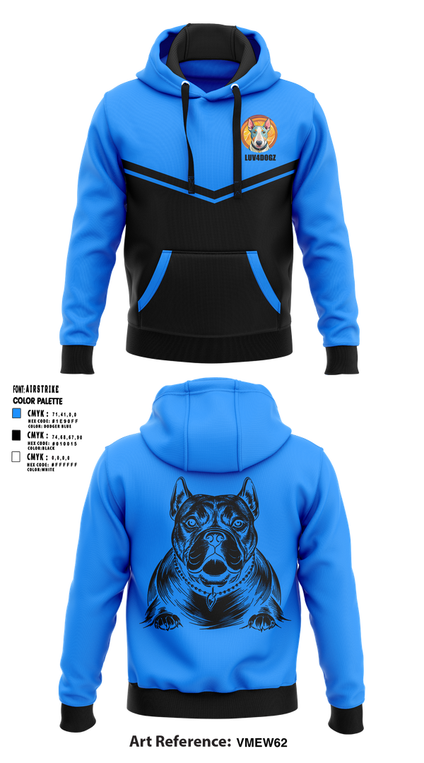 Hoodie, ILUVDOGZ, , Teamtime, Team time, sublimation, custom sports apparel, team uniforms, spirit wear, spiritwear, sports uniforms, custom shirts, team store, custom team store, fundraiser sports, apparel fundraiser