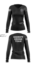 Fayette County Sheriff WV 38752837 Women's Long Sleeve V-neck Shirt - 232