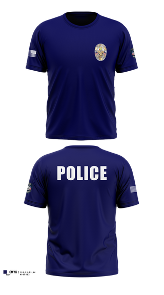 Short Sleeve Performance Shirt, Miami Police Department, , Teamtime, Team time, sublimation, custom sports apparel, team uniforms, spirit wear, spiritwear, sports uniforms, custom shirts, team store, custom team store, fundraiser sports, apparel fundraiser