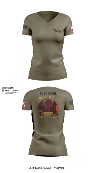 Womens Short Sleeve Vneck Shirt, 279TH Engineer Detachment, Army, Teamtime, Team time, sublimation, custom sports apparel, team uniforms, spirit wear, spiritwear, sports uniforms, custom shirts, team store, custom team store, fundraiser sports, apparel fundraiser