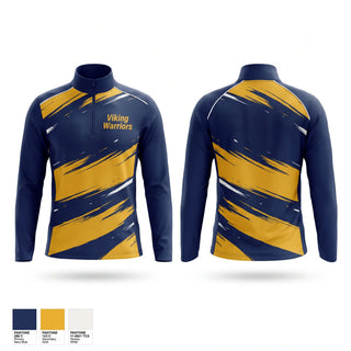 Quarter Zip Jacket, Viking Warriors, Baseball, Teamtime, Team time, sublimation, custom sports apparel, team uniforms, spirit wear, spiritwear, sports uniforms, custom shirts, team store, custom team store, fundraiser sports, apparel fundraiser