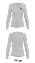 Lincoln-Sudbury Warriors Golf 32157892 Women's Long Sleeve V-neck Shirt - 16