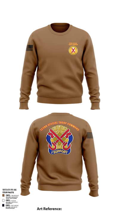 122nd Special Troop Command 82504927 Crew Neck Sweatshirt - 24