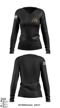5-20 Infantry, Sniper section 41937492 Women's Long Sleeve V-neck Shirt - 1