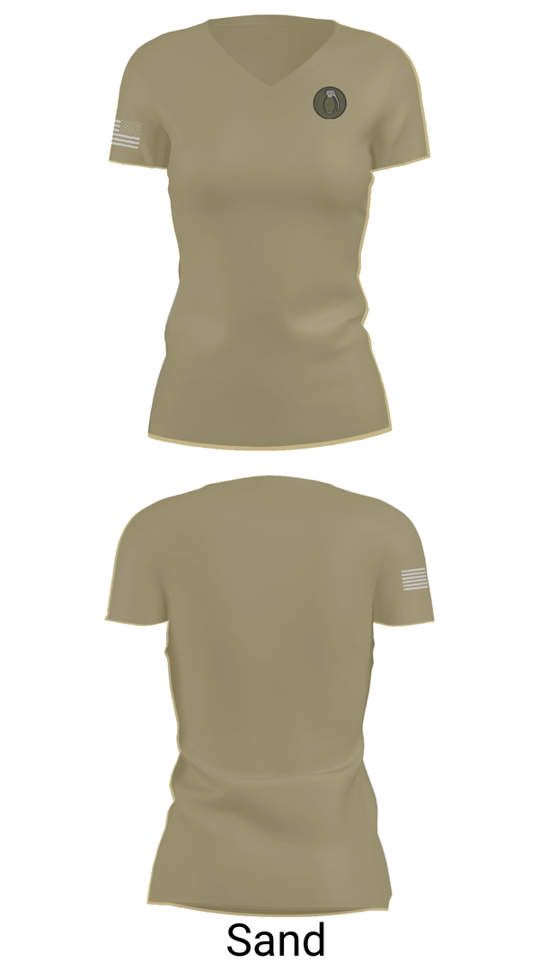 Womens Short Sleeve Vneck Shirt, 406th cssb, , Teamtime, Team time, sublimation, custom sports apparel, team uniforms, spirit wear, spiritwear, sports uniforms, custom shirts, team store, custom team store, fundraiser sports, apparel fundraiser