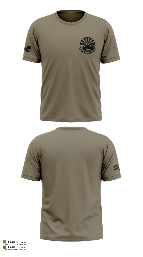 Old School Cotton Feel Shirt, 208 Transportation Company, , Teamtime, Team time, sublimation, custom sports apparel, team uniforms, spirit wear, spiritwear, sports uniforms, custom shirts, team store, custom team store, fundraiser sports, apparel fundraiser