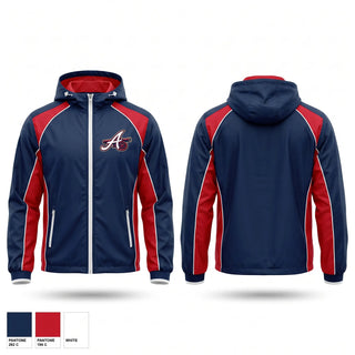 Windbreaker, East Texas Arsenal, Baseball, Teamtime, Team time, sublimation, custom sports apparel, team uniforms, spirit wear, spiritwear, sports uniforms, custom shirts, team store, custom team store, fundraiser sports, apparel fundraiser