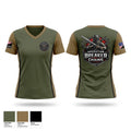 Operation Breaker Of Chains IN NC. Women's Short Sleeve V-neck Shirt - 1