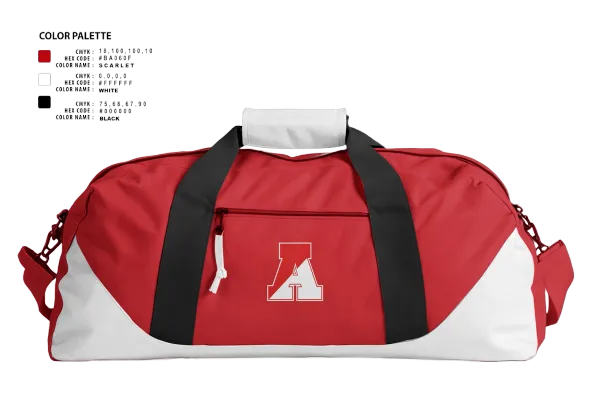 Duffle Bag, St. Thomas Aquinas Soccer, Women's Soccer, Teamtime, Team time, sublimation, custom sports apparel, team uniforms, spirit wear, spiritwear, sports uniforms, custom shirts, team store, custom team store, fundraiser sports, apparel fundraiser