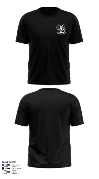 Short Sleeve Performance Shirt, Deering Rams Soccer, Men's Soccer, Teamtime, Team time, sublimation, custom sports apparel, team uniforms, spirit wear, spiritwear, sports uniforms, custom shirts, team store, custom team store, fundraiser sports, apparel fundraiser