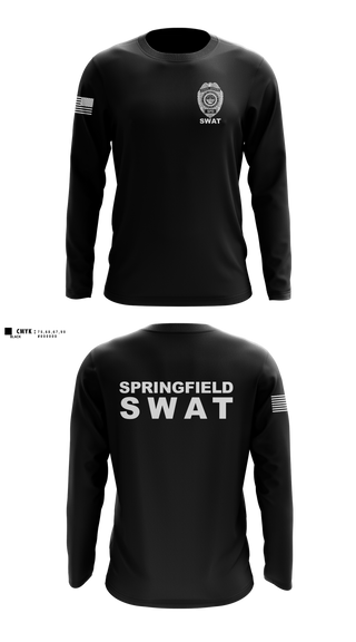 Long Sleeve Performance Shirt, Springfield Ohio SWAT, Police, Teamtime, Team time, sublimation, custom sports apparel, team uniforms, spirit wear, spiritwear, sports uniforms, custom shirts, team store, custom team store, fundraiser sports, apparel fundraiser