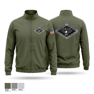 Windbreaker, SWAT, Police, Teamtime, Team time, sublimation, custom sports apparel, team uniforms, spirit wear, spiritwear, sports uniforms, custom shirts, team store, custom team store, fundraiser sports, apparel fundraiser