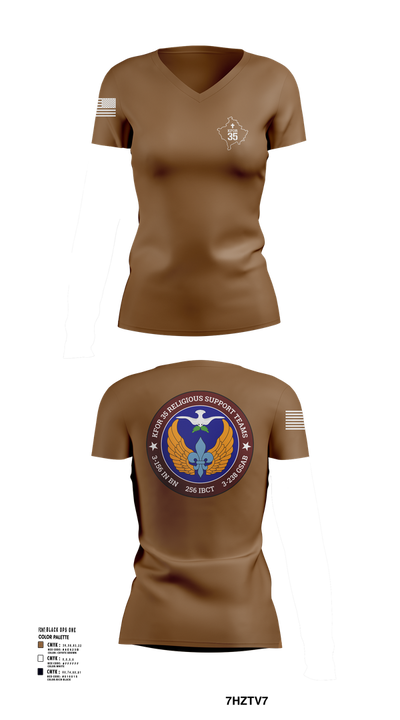 3-156 15522771 Women's Short Sleeve V-neck Shirt - 61