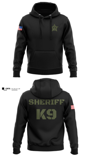 Hoodie, BCSO K9 UNIT, Police, Teamtime, Team time, sublimation, custom sports apparel, team uniforms, spirit wear, spiritwear, sports uniforms, custom shirts, team store, custom team store, fundraiser sports, apparel fundraiser