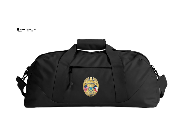 Duffle Bag, Sour Lake Police Department, Police, Teamtime, Team time, sublimation, custom sports apparel, team uniforms, spirit wear, spiritwear, sports uniforms, custom shirts, team store, custom team store, fundraiser sports, apparel fundraiser