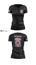 South bound brook training division 12410135 Women's Short Sleeve V-neck Shirt - 1