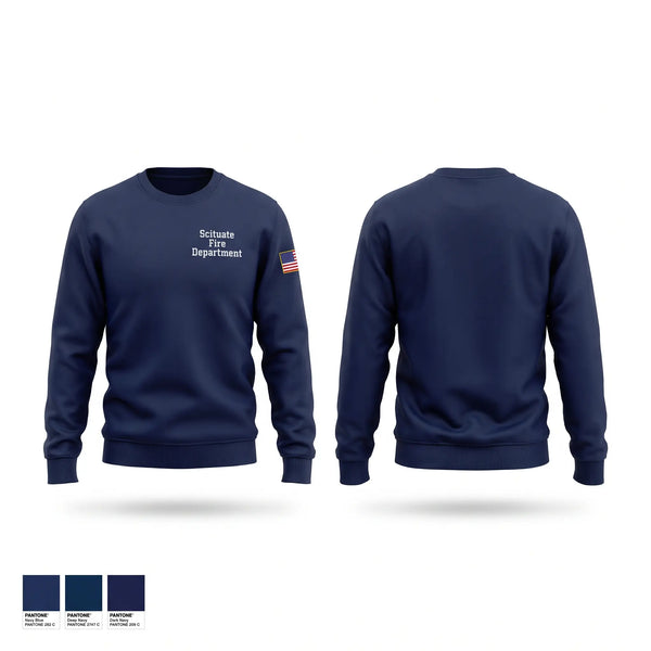 Crew Neck Sweatshirt, Scituate Fire Department, Fire Department, Teamtime, Team time, sublimation, custom sports apparel, team uniforms, spirit wear, spiritwear, sports uniforms, custom shirts, team store, custom team store, fundraiser sports, apparel fundraiser