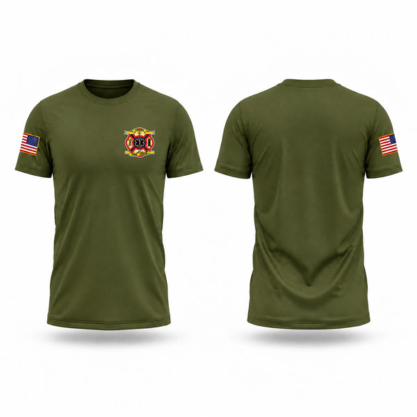 Terry Volunteer Fire Department Old School Cotton Feel Shirt - 1