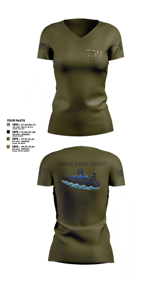 Womens Short Sleeve Vneck Shirt, USS JEFFERSON CITY, , Teamtime, Team time, sublimation, custom sports apparel, team uniforms, spirit wear, spiritwear, sports uniforms, custom shirts, team store, custom team store, fundraiser sports, apparel fundraiser