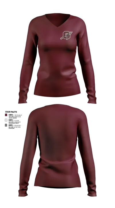 Ganado 1393930 Women's Long Sleeve V-neck Shirt - 2