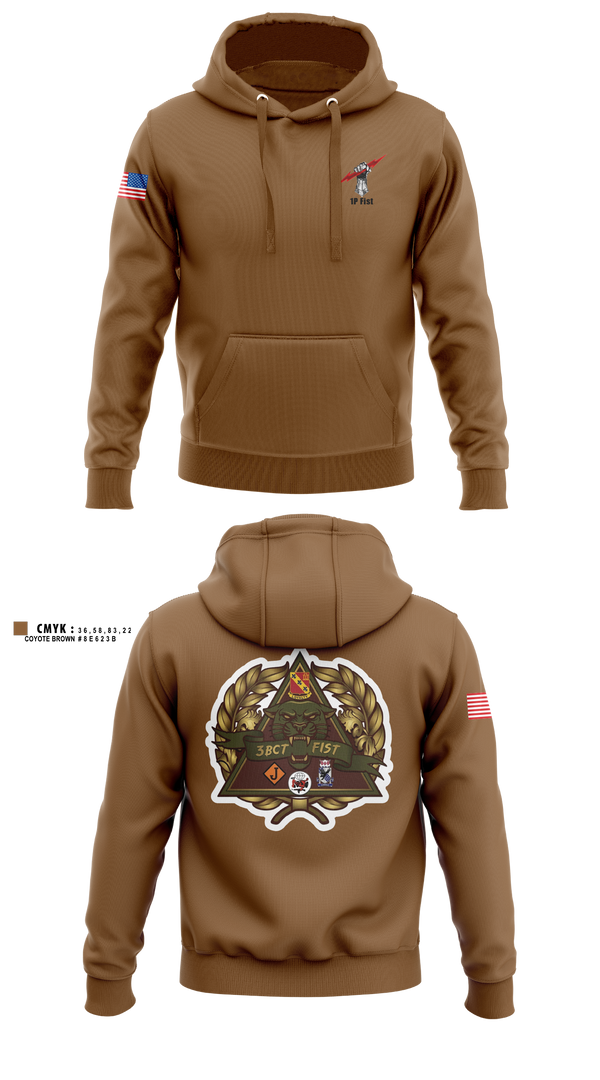 Hoodie, 1P FIST, Army, Teamtime, Team time, sublimation, custom sports apparel, team uniforms, spirit wear, spiritwear, sports uniforms, custom shirts, team store, custom team store, fundraiser sports, apparel fundraiser