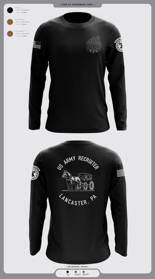 Long Sleeve Performance Shirt, LANCASTE, PA RECRUITING, , Teamtime, Team time, sublimation, custom sports apparel, team uniforms, spirit wear, spiritwear, sports uniforms, custom shirts, team store, custom team store, fundraiser sports, apparel fundraiser