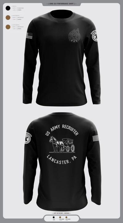 LANCASTE, PA RECRUITING 53136783 Long Sleeve Performance Shirt 1