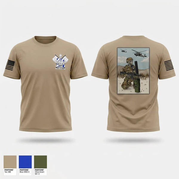 Old School Cotton Feel Shirt, 4-3 HHC, Army, Teamtime, Team time, sublimation, custom sports apparel, team uniforms, spirit wear, spiritwear, sports uniforms, custom shirts, team store, custom team store, fundraiser sports, apparel fundraiser