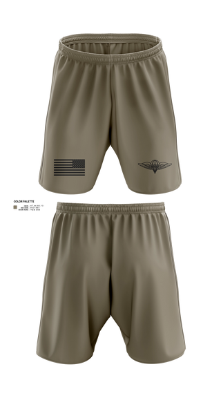 Athletic Shorts With Pockets, Firebird Co, Army, Teamtime, Team time, sublimation, custom sports apparel, team uniforms, spirit wear, spiritwear, sports uniforms, custom shirts, team store, custom team store, fundraiser sports, apparel fundraiser