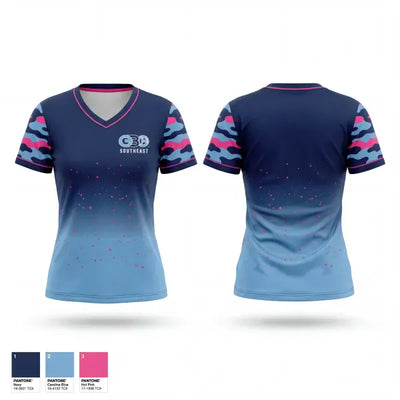GBG 49445249 Women's Short Sleeve V-neck Shirt - 1