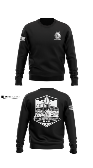 Crew Neck Sweatshirt, 118th Military Police Battalion, National Guard, Teamtime, Team time, sublimation, custom sports apparel, team uniforms, spirit wear, spiritwear, sports uniforms, custom shirts, team store, custom team store, fundraiser sports, apparel fundraiser