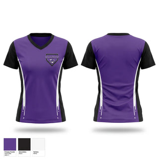 Womens Short Sleeve Vneck Shirt, Walhalla Ballhogs, Baseball, Teamtime, Team time, sublimation, custom sports apparel, team uniforms, spirit wear, spiritwear, sports uniforms, custom shirts, team store, custom team store, fundraiser sports, apparel fundraiser