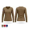 NCG 1 24640477 Women's Long Sleeve V-neck Shirt - 1