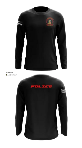 Long Sleeve Performance Shirt, Douglass Township Police Department, Police, Teamtime, Team time, sublimation, custom sports apparel, team uniforms, spirit wear, spiritwear, sports uniforms, custom shirts, team store, custom team store, fundraiser sports, apparel fundraiser