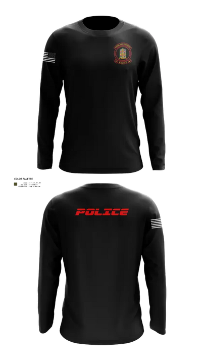Douglass Township Police Department 8004628 Long Sleeve Performance Shirt 30