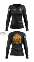 373rd CSSB 57821300 Women's Long Sleeve V-neck Shirt - 122