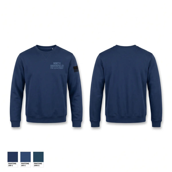 Crew Neck Sweatshirt, North Brookfield Fire Department, Fire Department, Teamtime, Team time, sublimation, custom sports apparel, team uniforms, spirit wear, spiritwear, sports uniforms, custom shirts, team store, custom team store, fundraiser sports, apparel fundraiser