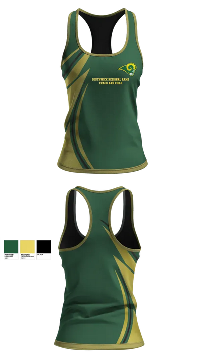 Southwick Regional Rams 10786014 Women's Track Singlet - 10 (1)