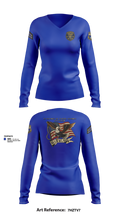 Philadelphia Police 64135919 Women's Long Sleeve V-neck Shirt - 103