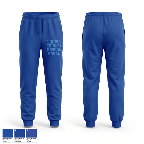 Sweatpants, Louisa County Rescue Squad, EMS/EMT, Teamtime, Team time, sublimation, custom sports apparel, team uniforms, spirit wear, spiritwear, sports uniforms, custom shirts, team store, custom team store, fundraiser sports, apparel fundraiser