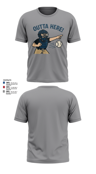 Dugouts and Dingers Short Sleeve Performance Shirt - 29