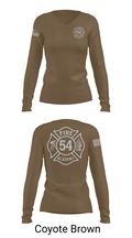 Class #54 78762440 Women's Long Sleeve V-neck Shirt - 17